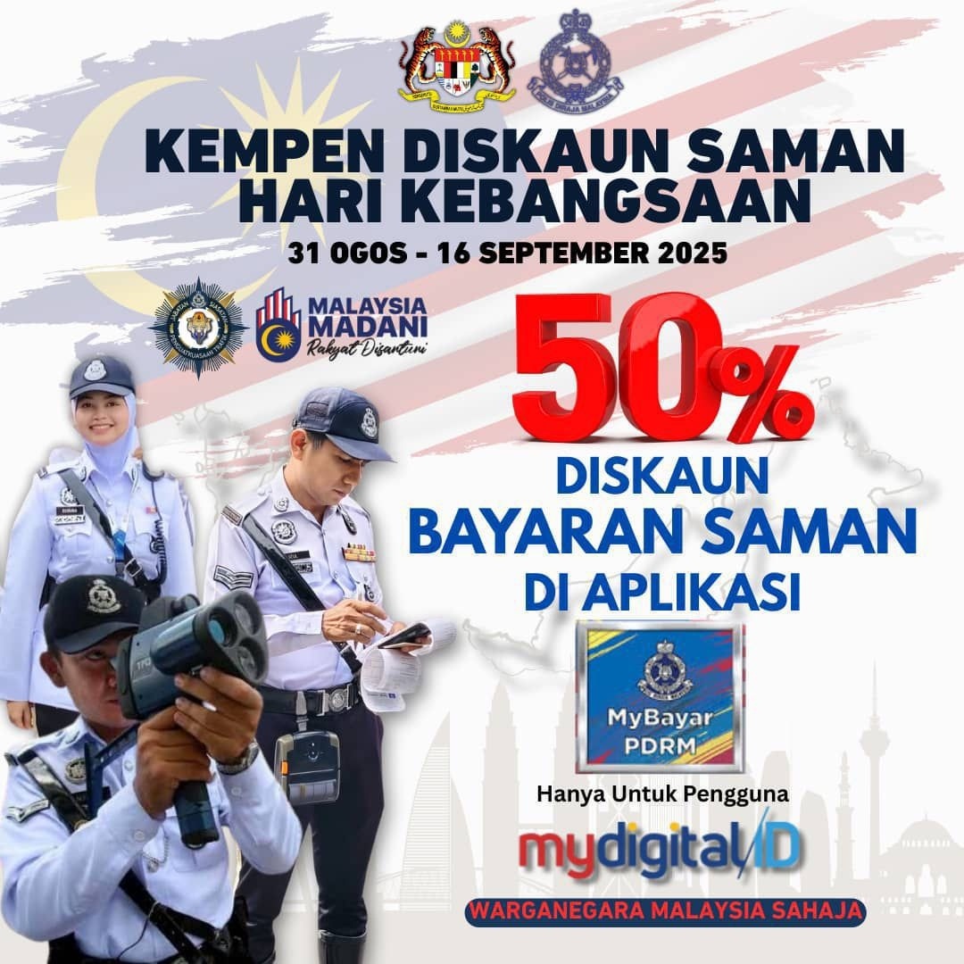 KEMPEN 50 PERATUS DISKAUN SAMAN TRAFIK PDRM